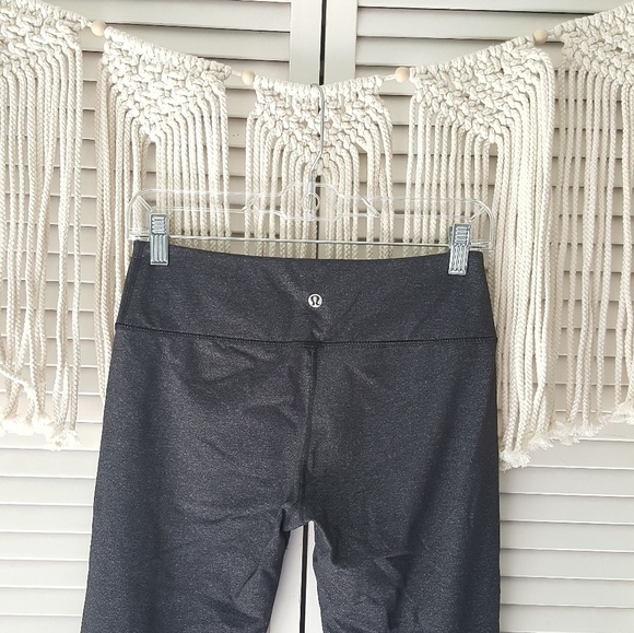 lululemon athletica Pants - LULULEMON Gray Full Length Mid Rise Leggings 6